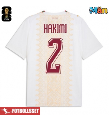 Marocko Achraf Hakimi #2 Bortatröja VM 2026 Kortärmad